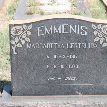 EMMENIS Margaretha Gertruida 1917-1970