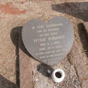 ERNST Petrus Gerhardus 1920-1958