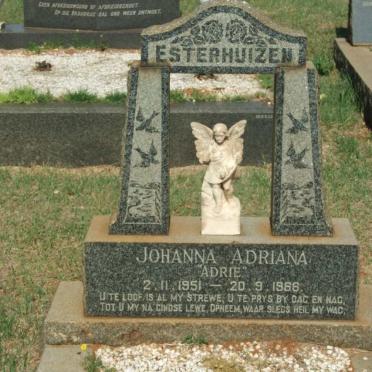 ESTERHUIZEN Johanna Adriana 1951-1966