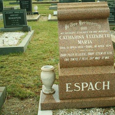 ESPACH Catharina Elizabeth Maria 1931-1974