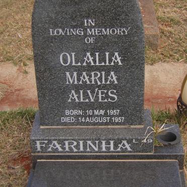 FARINHA Olalia Maria Alves 1957-1957