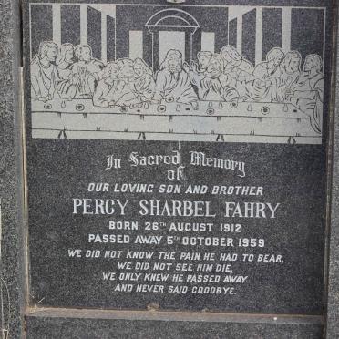 FAHRY Percy Sharbel 1912-1959