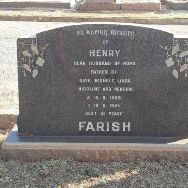 FARISH Henry 1909-1954 :: FARISH Henry John 1948-1948