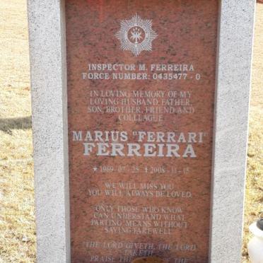 FERREIRA Marius 1969-2008