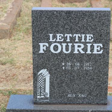 FOURIE Lettie 1912-1954