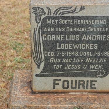 FOURIE Cornelius Andries Lodewickes 1948-1950