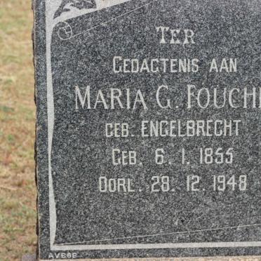 FOUCHE Maria G. nee ENGELBRECHT 1855-1948