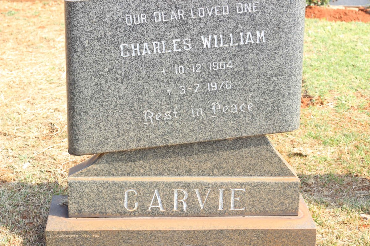 GARVIE Charles William 1904-1976