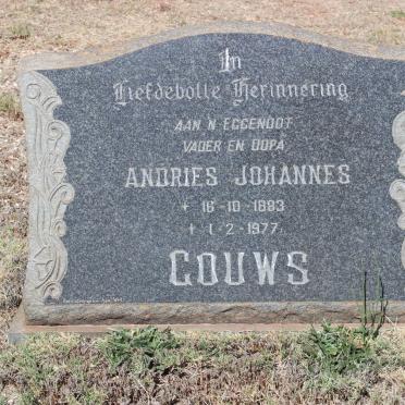 GOUWS Andries Johannes 1883-1977