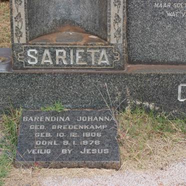 GOUS Barendina Johanna BREDENKAMP 1906-1978