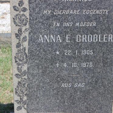 GROBLER Anna E. 1905-1970