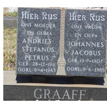 GRAAFF Johannes Jacobus 1907-1985 &amp; Andries Stefanus Petrus 1911-1983