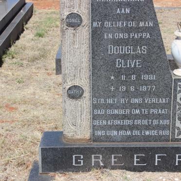 GREEFF Douglas Clive 1931-1977