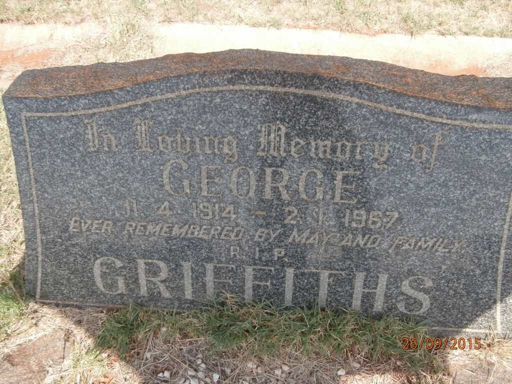 GRIFFITHS George 1914-1967