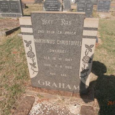 GRAHAM Marthinus Christoffel 1947-1965
