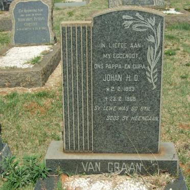 GRAAN Johan H.O., van 1893-1968