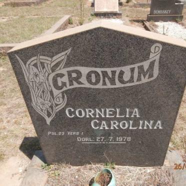 GRONUM Cornelia Carolina -1978