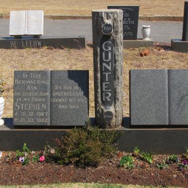 GÜNTER Stephen 1967-1982