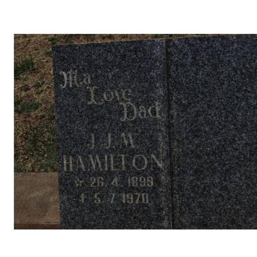 HAMILTON J.J.M. 1899-1970