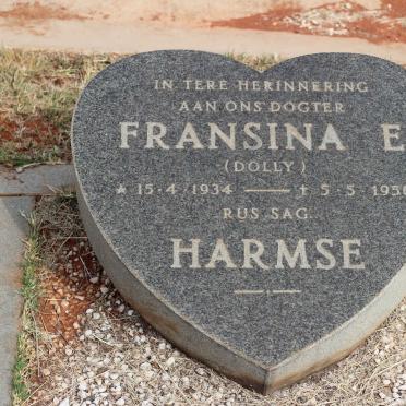 HARMSE Fransina E. 1934-1956