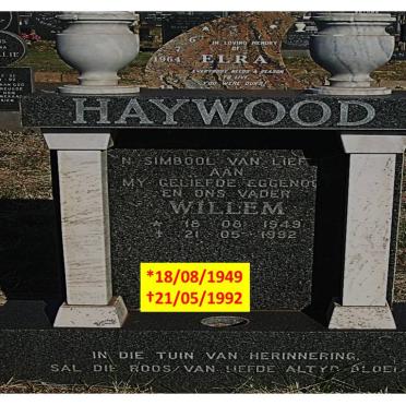 HAYWOOD Willem 1949-1992