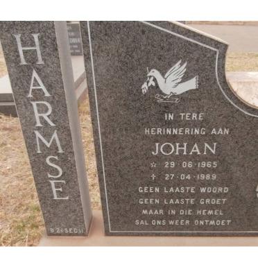 HARMSE Johan 1965-1989