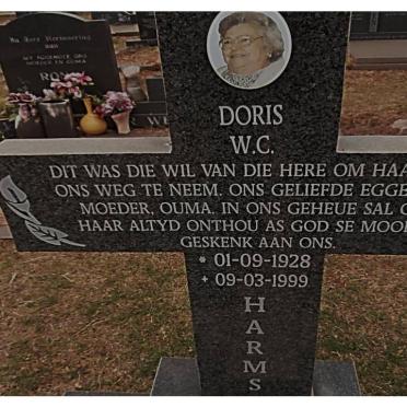 HARMS? Doris W.C. 1928-1999