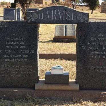 HARMSE Johannes Jacobus 1906-1968 &amp; Cornelia Johanna POTGIETER 1908-