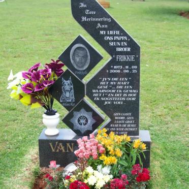 HEERDEN Frederick Andries Jacobus, van 1973-2006