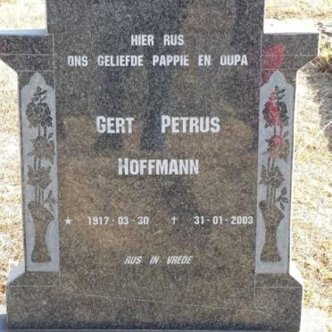 HOFFMANN Gert Petrus 1917-2003