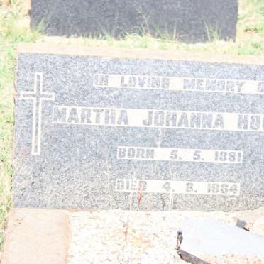 HOWELL Martha Johanna 1881-1964