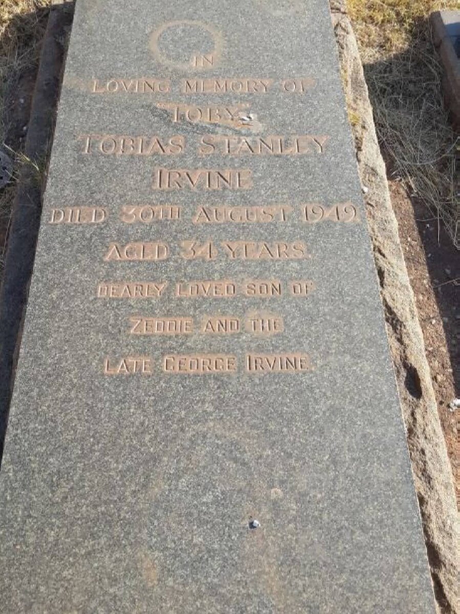 IRVINE Tobias Stanley -1949