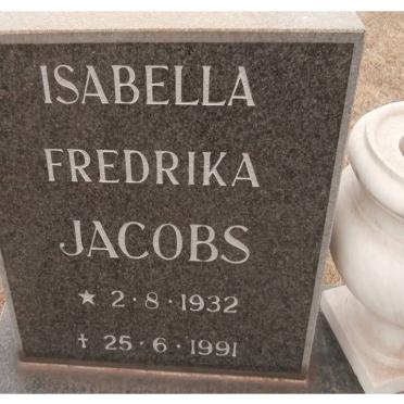 JACOBS Isabella Fredrika 1932-1991