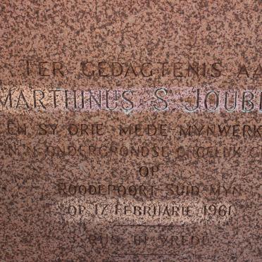 JOUBERT Marthinus S. -1961