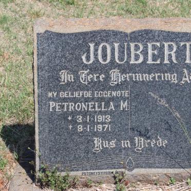 JOUBERT Petronella M. 1913-1971