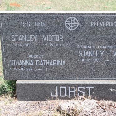 JOHST Stanley Victor 1939-1998 &amp; Johanna Catharina 1926- :: JOHST Stanley Victor 1965-1972