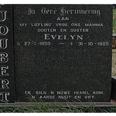 JOUBERT Evelyn 1950-1985