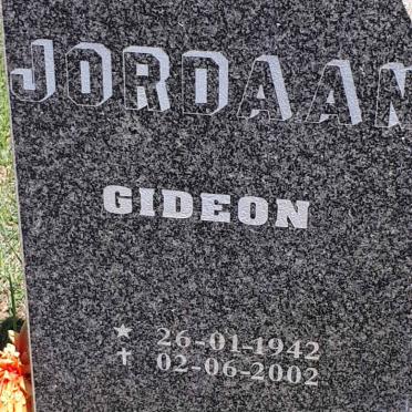JORDAAN Gideon 1942-2002 &amp; Hantie Johanna Magrieta 1954-