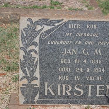 KIRSTEN Jan G.M. 1895-1964