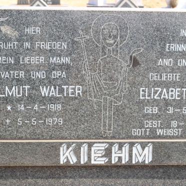 KIEHM Helmut Walter 1918-1979 &amp; Elizabeth 1919-1992