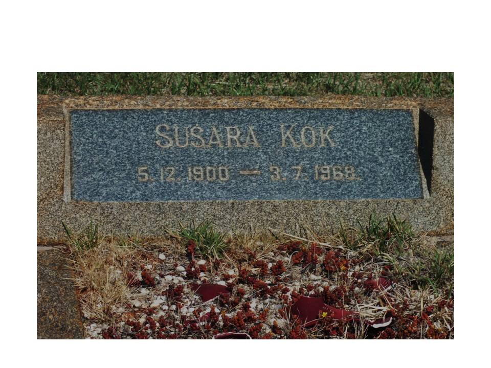 KOK Susara, de 1900-1968