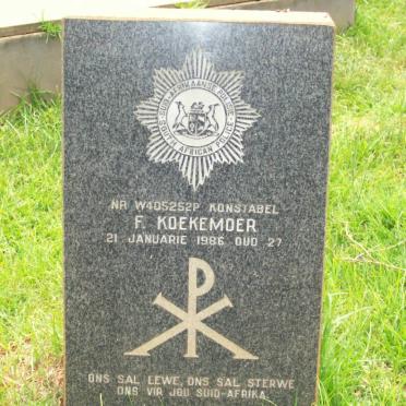KOEKEMOER F. -1986