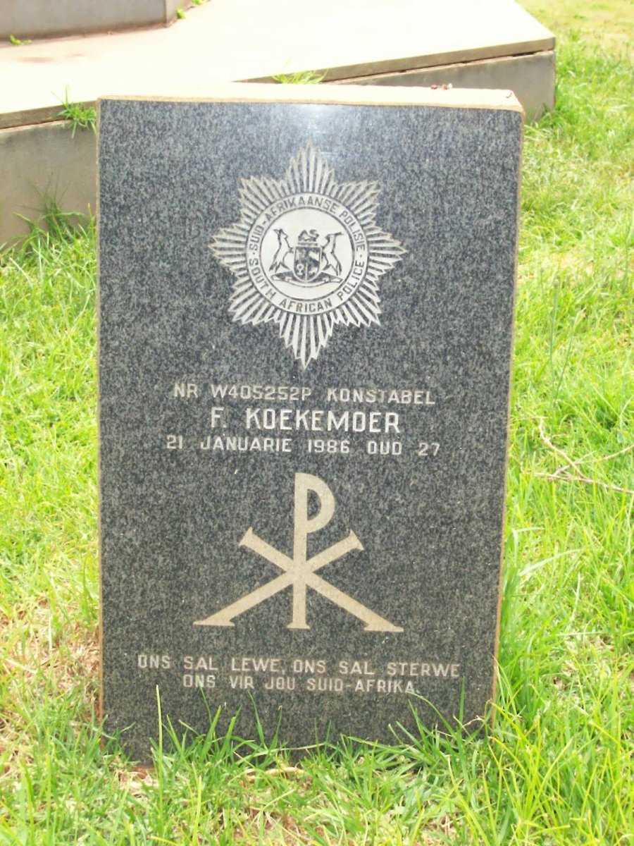KOEKEMOER F. -1986