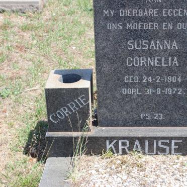 KRAUSE Susanna Cornelia 1904-1972