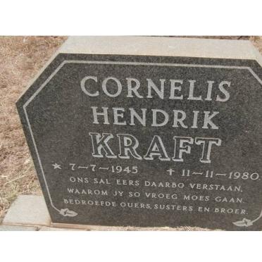 KRAFT Cornelis Hendrik 1945-1980