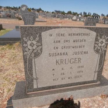 KRUGER Susanna Josiena 1898-1979