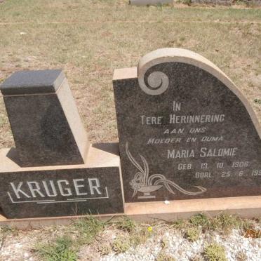 KRUGER Johannes Jurgens 1901-1973 &amp; Maria Salomie 1906-1994