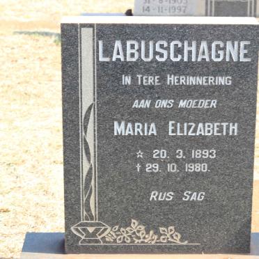 LABUSCHAGNE Maria Elizabeth 1893-1980