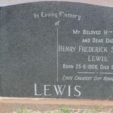 LEWIS Henry Frederick Stakesby 1906-1950