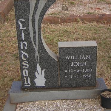 LINDSAY William John 1880-1956